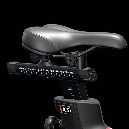 Comfort performace saddle on IC5 indoor cycle