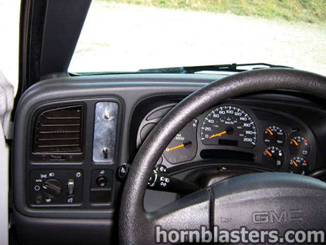 Completed Shocker XL Train Horn installation on Henry's 2004 GMC Sierra 1500 Regular Cab photo 6