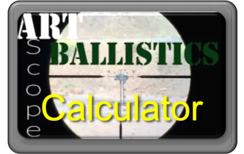 Use a ballistic calculator for your Cam setting on the ART Scope 