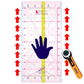 Guidelines Ruler: Non-Slip, Connectable, Self-Aligning