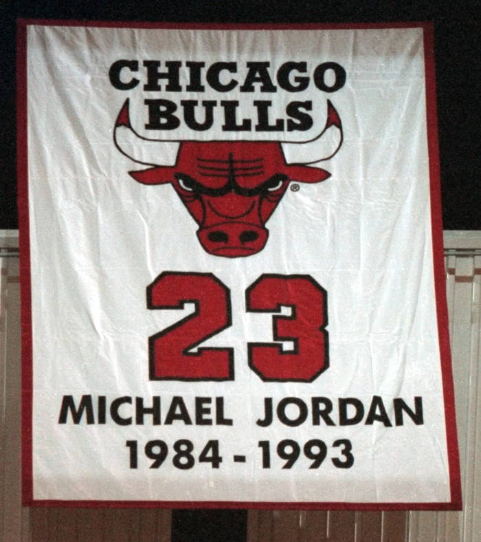 chicago bulls. 23. michael jordan 1984-1993