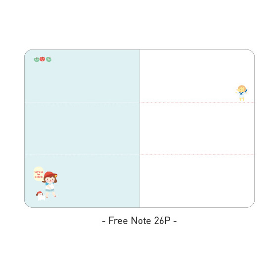 Free note - Ardium 2020 Hello little coco dated monthly diary planner