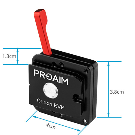 Proaim Ace EVF Adapter for Canon EVF-V70 Camera Viewfinder