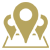 multi-location gps icon
