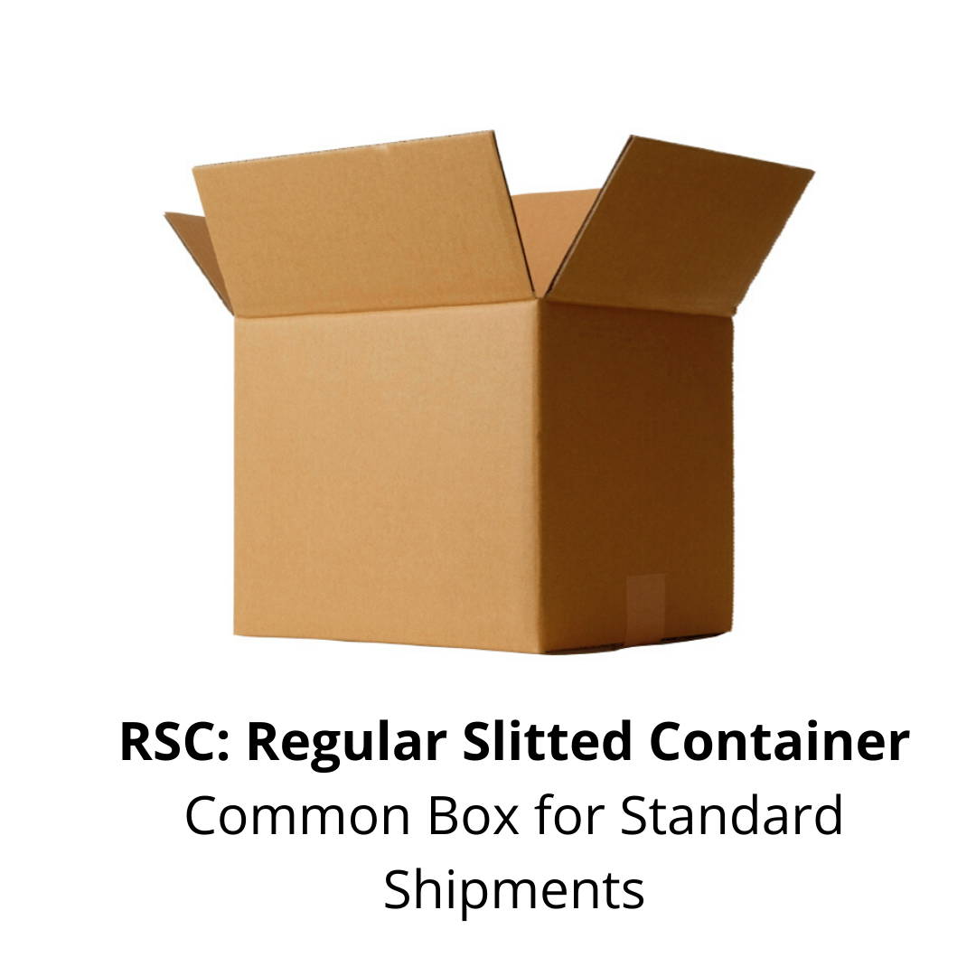 standard shipping box sizes