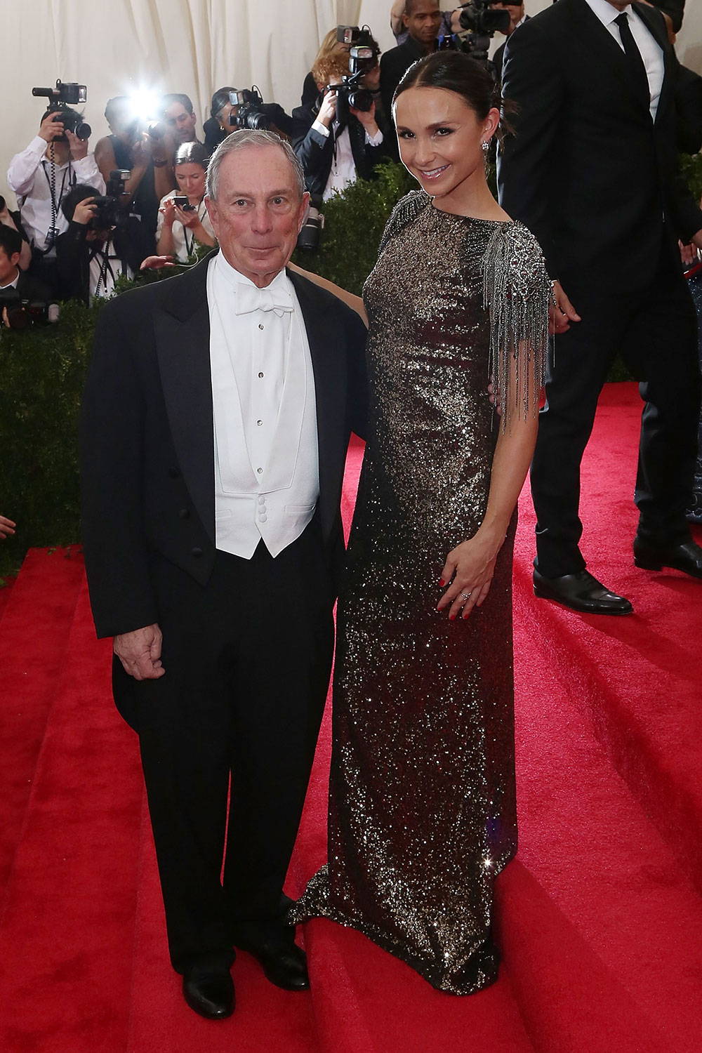 Georgina, daughter of former New York mayor Michael Bloomberg, looked stunning in Badgley Mischka Couture at the Met Gala 2015.