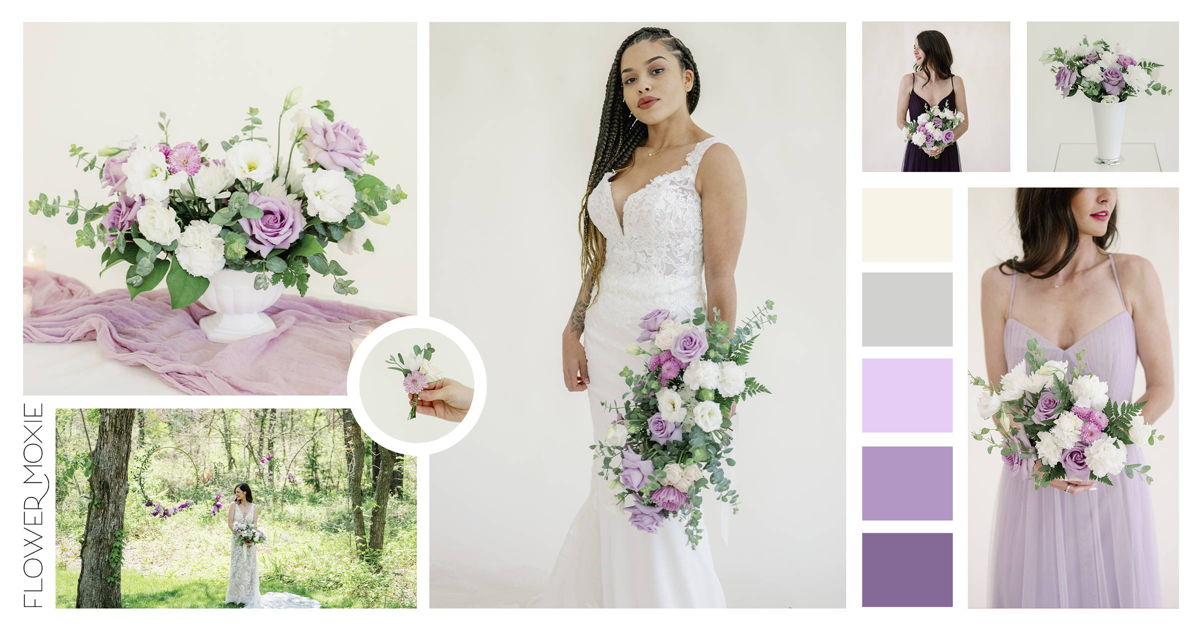 Lavender and cream diy wedding kit