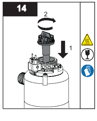 Insert and secure lamp