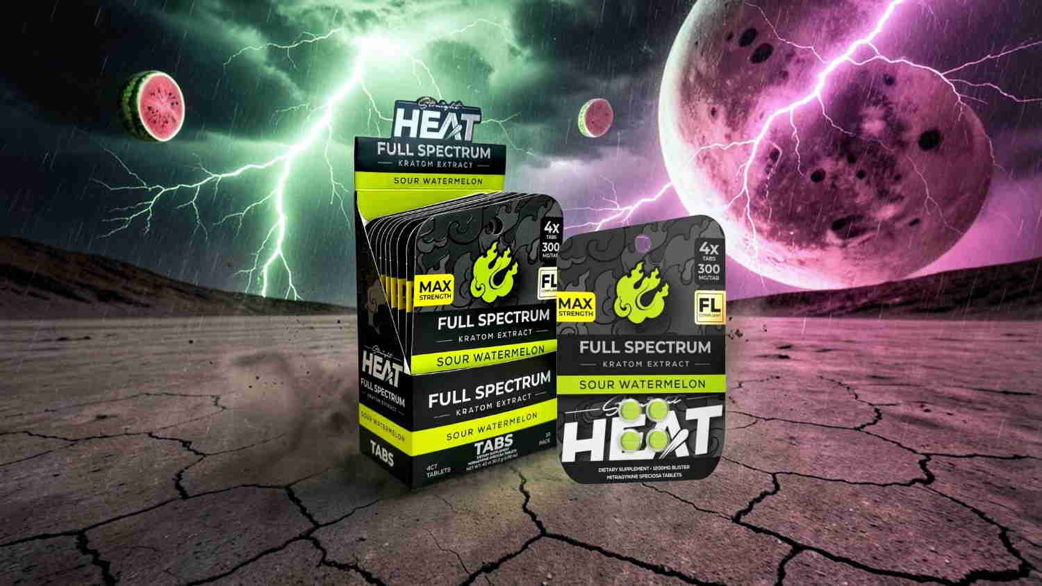 Energy supplement packaging against a cosmic background with vibrant colors.