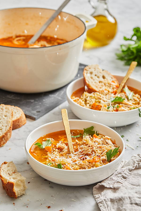 Chicken Pastina Soup (Brodo Di Pollo Con Pastina) - DeLallo