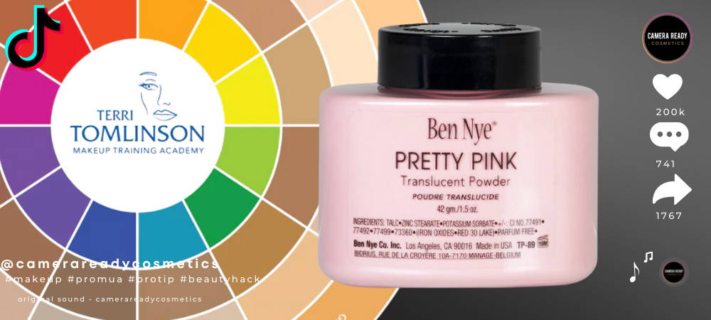 SAMPLE Ben Nye Rose Petal Luxury Powder