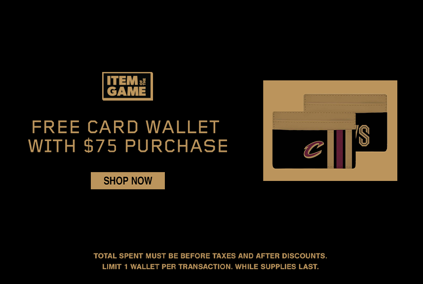 Free card wallet with $75 purchase!