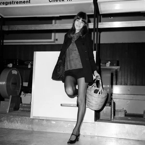 English-French actress, singer, and fashion icon, Jane Birkin, wearing Mary Janes (late 1960's)