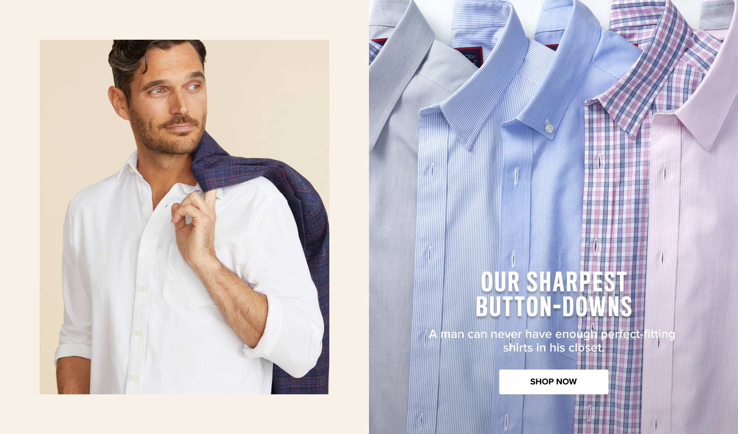 Our Sharpest Button-Downs—A man can never have enough perfect-fitting shirts in his closet.