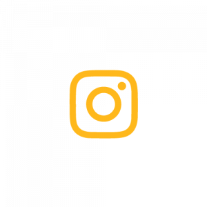 Yellow Instagram logo on a black background.