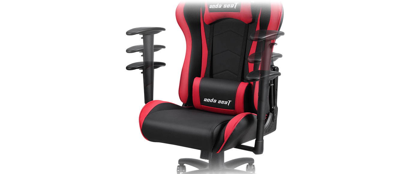 highly adjustable 2D armrests