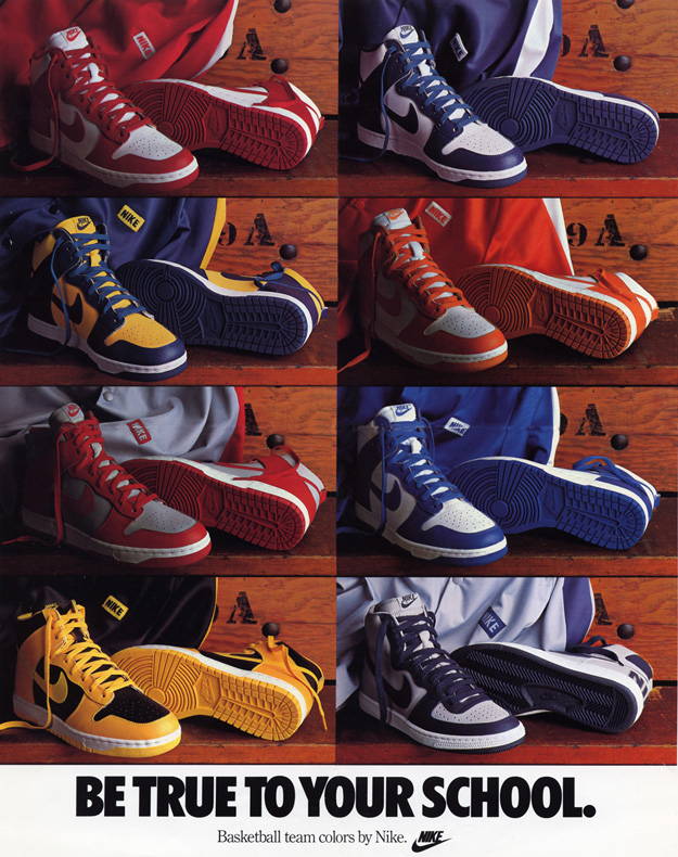 8 different nike dunks