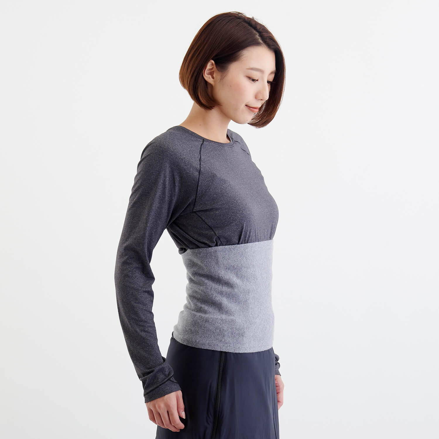 YAMAP（ヤマップ）/オリジナル カシミヤハラマキ/グレー/UNISEX