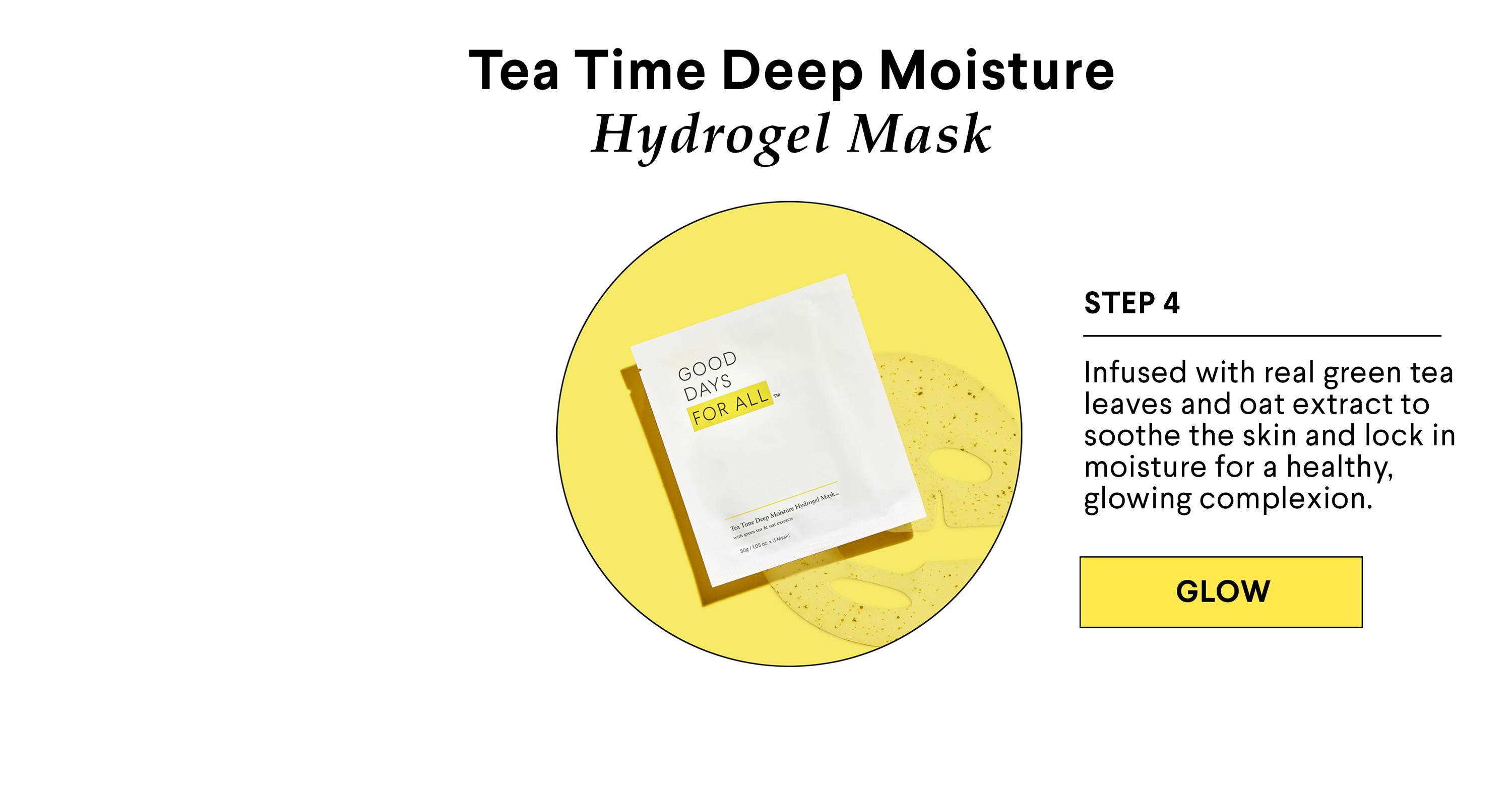 Tea Time Deep Moisture Hydrogel Mask