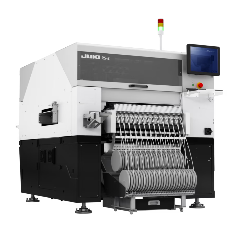 Industrial embroidery machine with an LCD screen and a threaded needle mechanism.