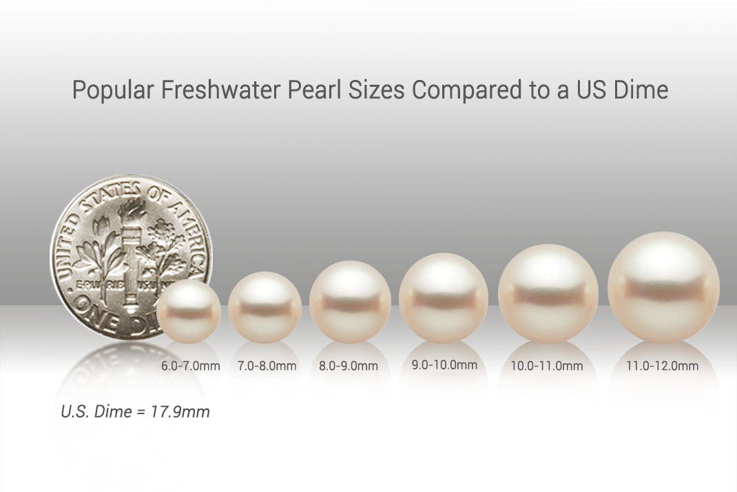 Common Freshwater Pearl Sizes