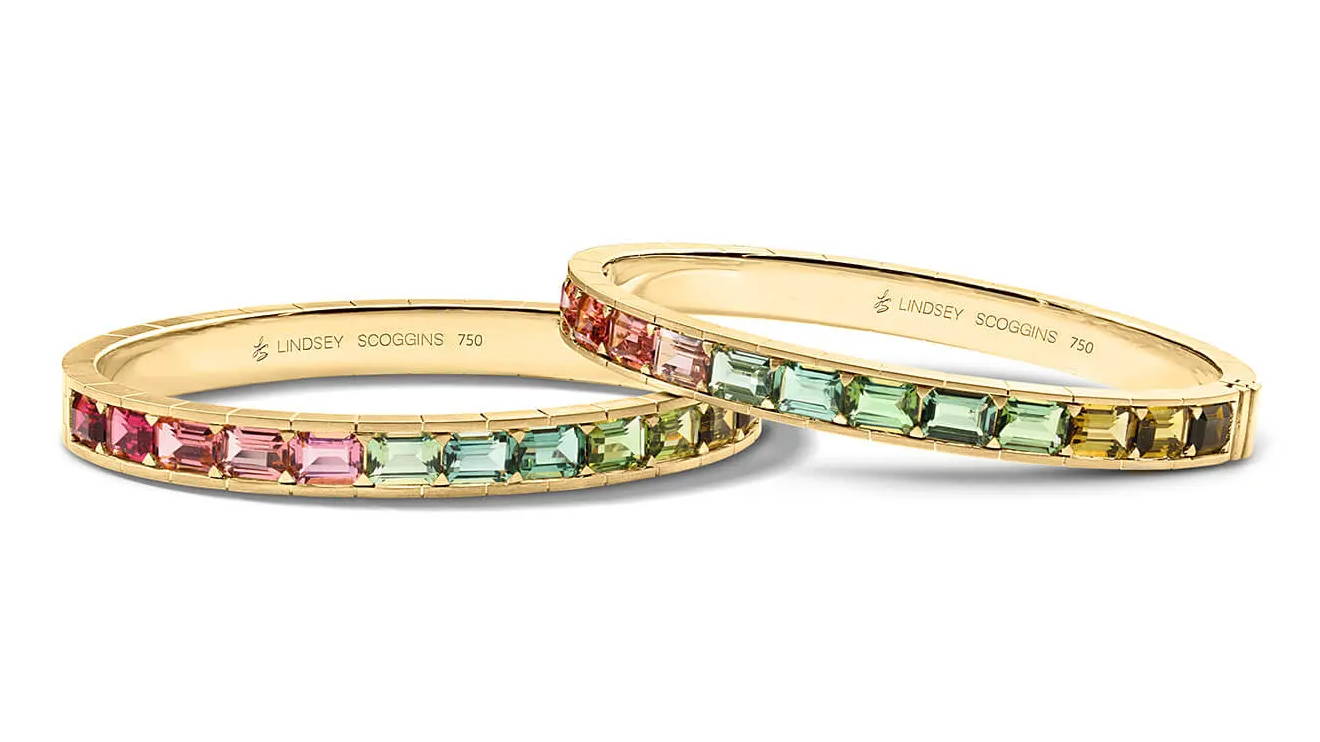 custom engraved jewelry - sapphire bangles