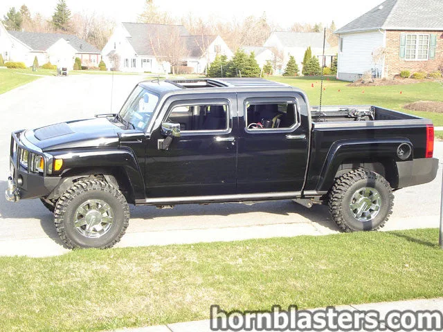 Jesse's 2010 Hummer H3T Train Horn Install