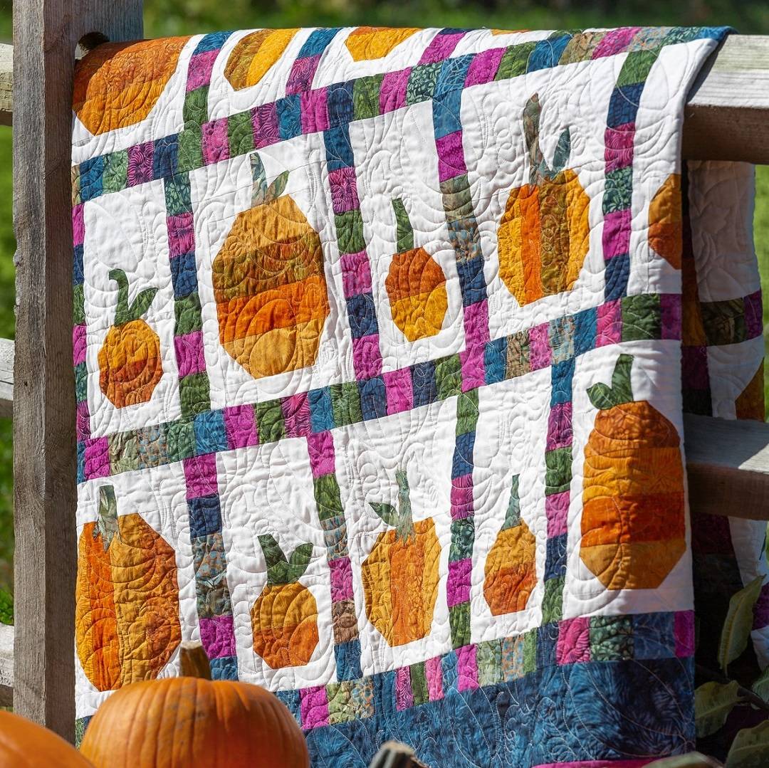 Fall Quilts: Pumpkin Spice quilt pattern by Missouri Star