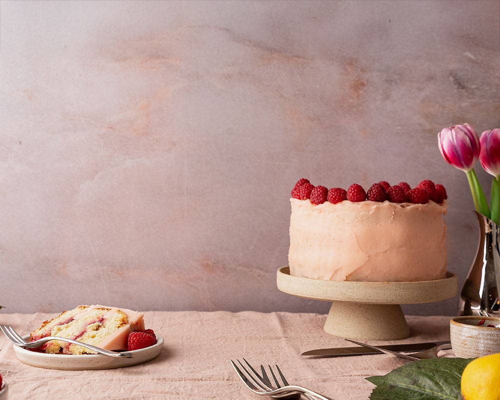 Raspberry Lemonade Cake
