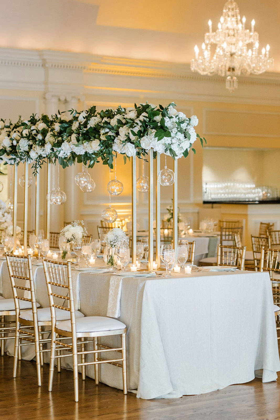 Reception table layout