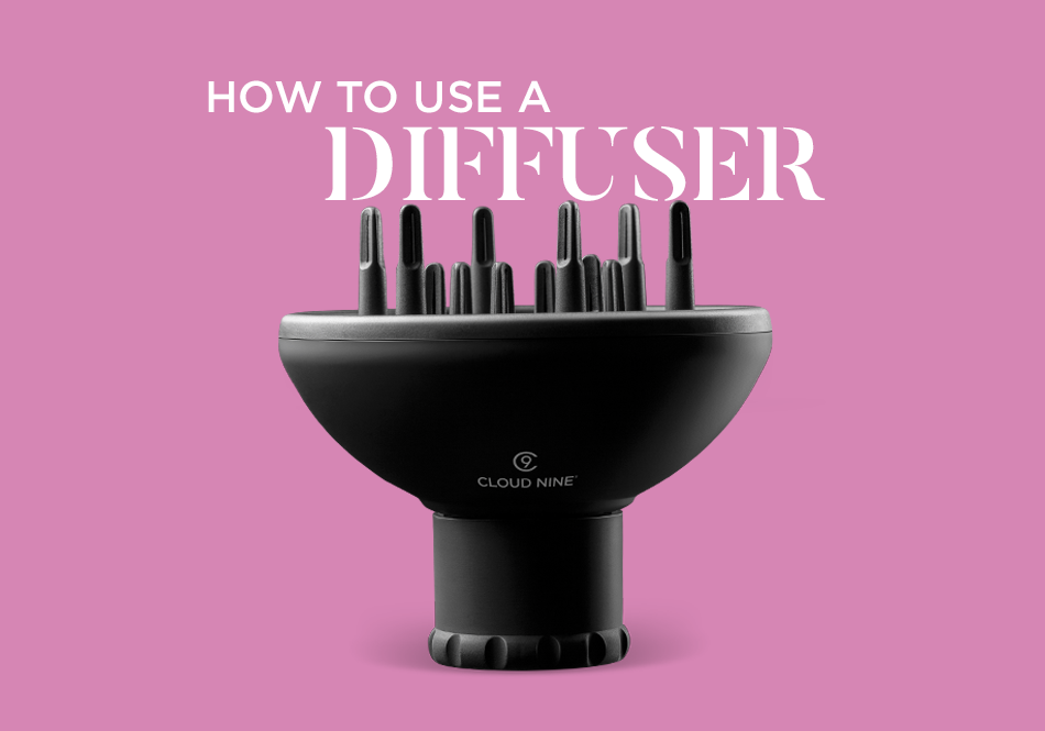 How do you use a hairdryer diffuser? The Airshot Diffuser by Cloud Nine