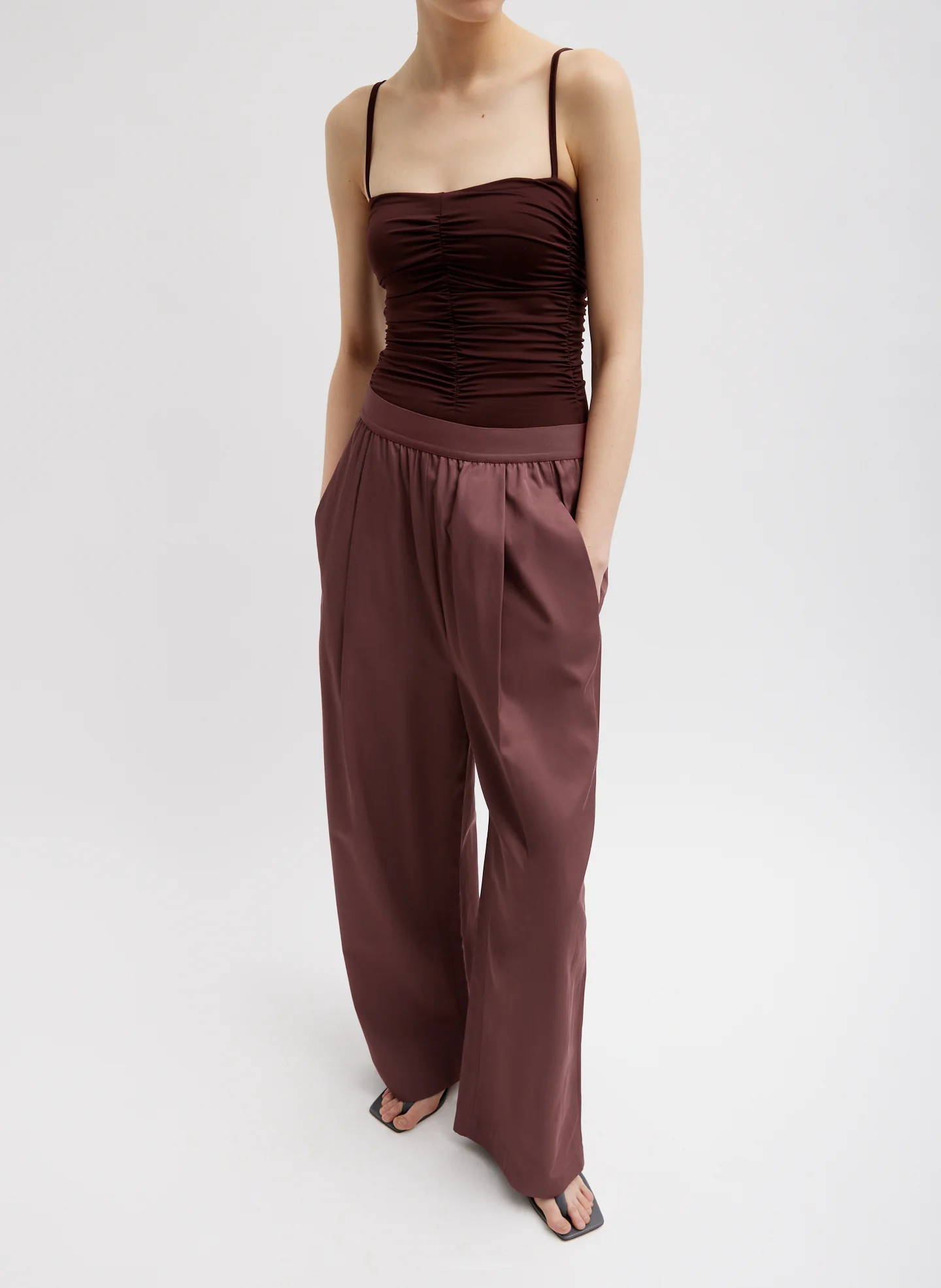 Drapey Suiting Marit Pull On Pant