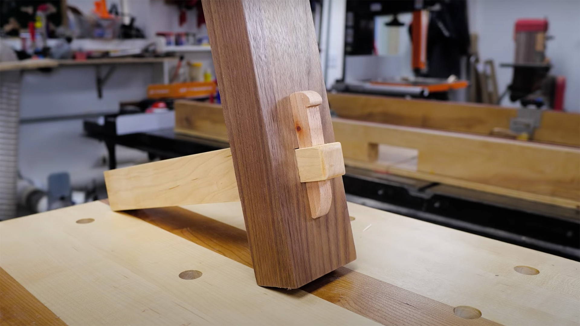Tusked mortise and tenon