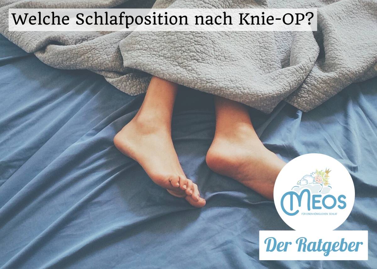 Schlafposition Knie-OP