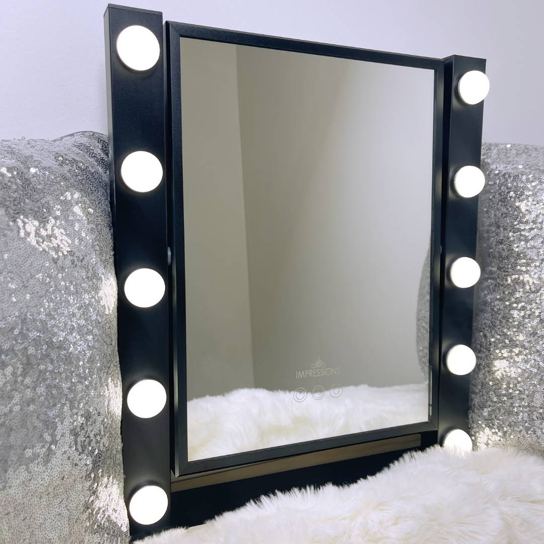 cinematique tri-tone led makeup mirror