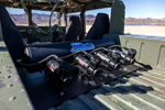 Rear bed HornBlasters air tank four VIAIR compressors braided hoses roll cage desert mountains Prodigy TV Warship KM-110 onboard air gallery photo 5