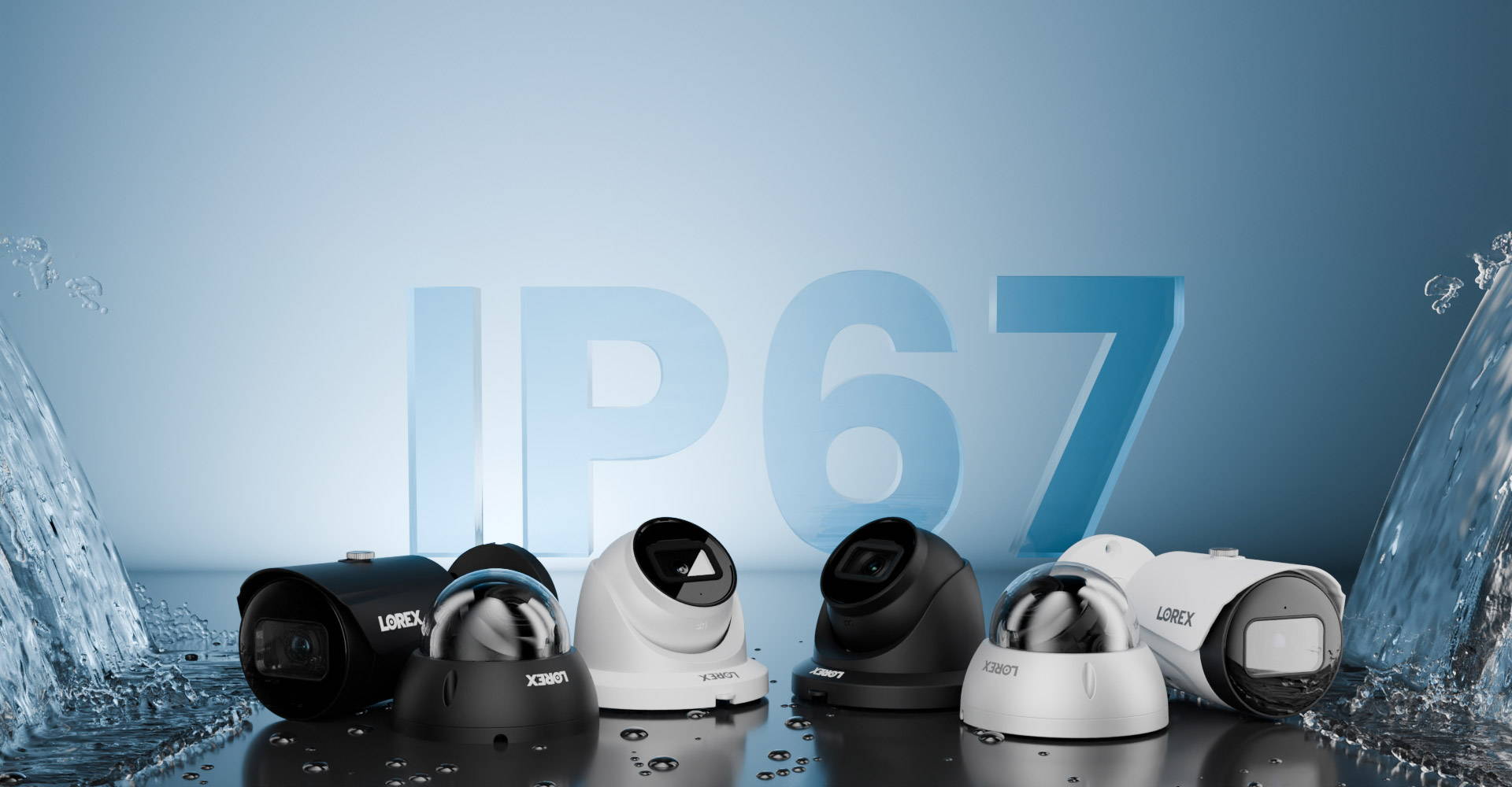 Lorex IP67 Dome and Bullet Security Cameras