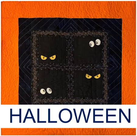 Halloween mini quilt design