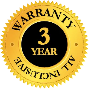 3-Year All-Inclusive Warranty Gold Badge