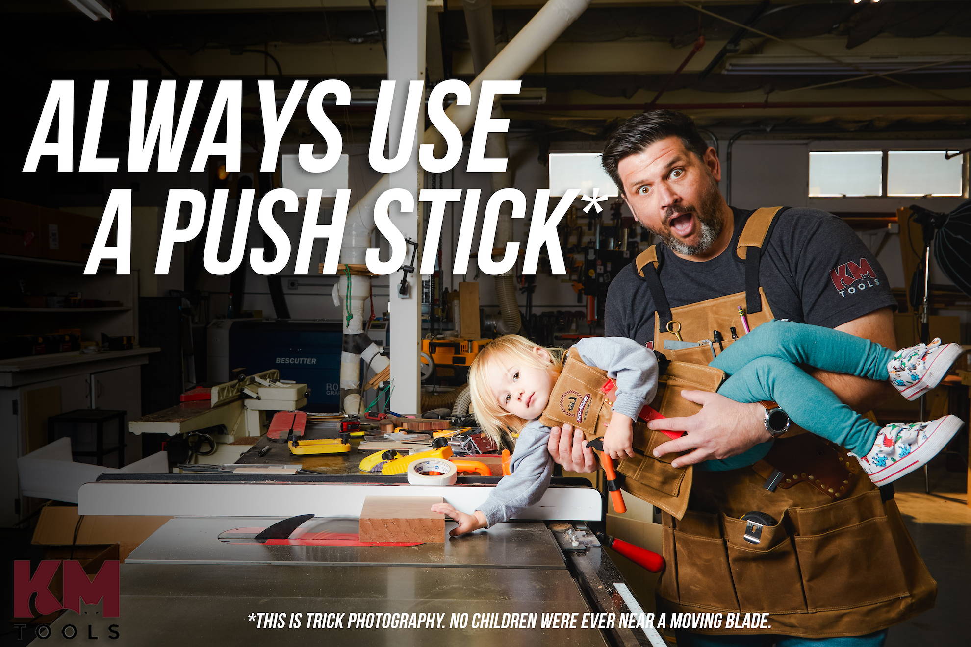 Always use a push stick