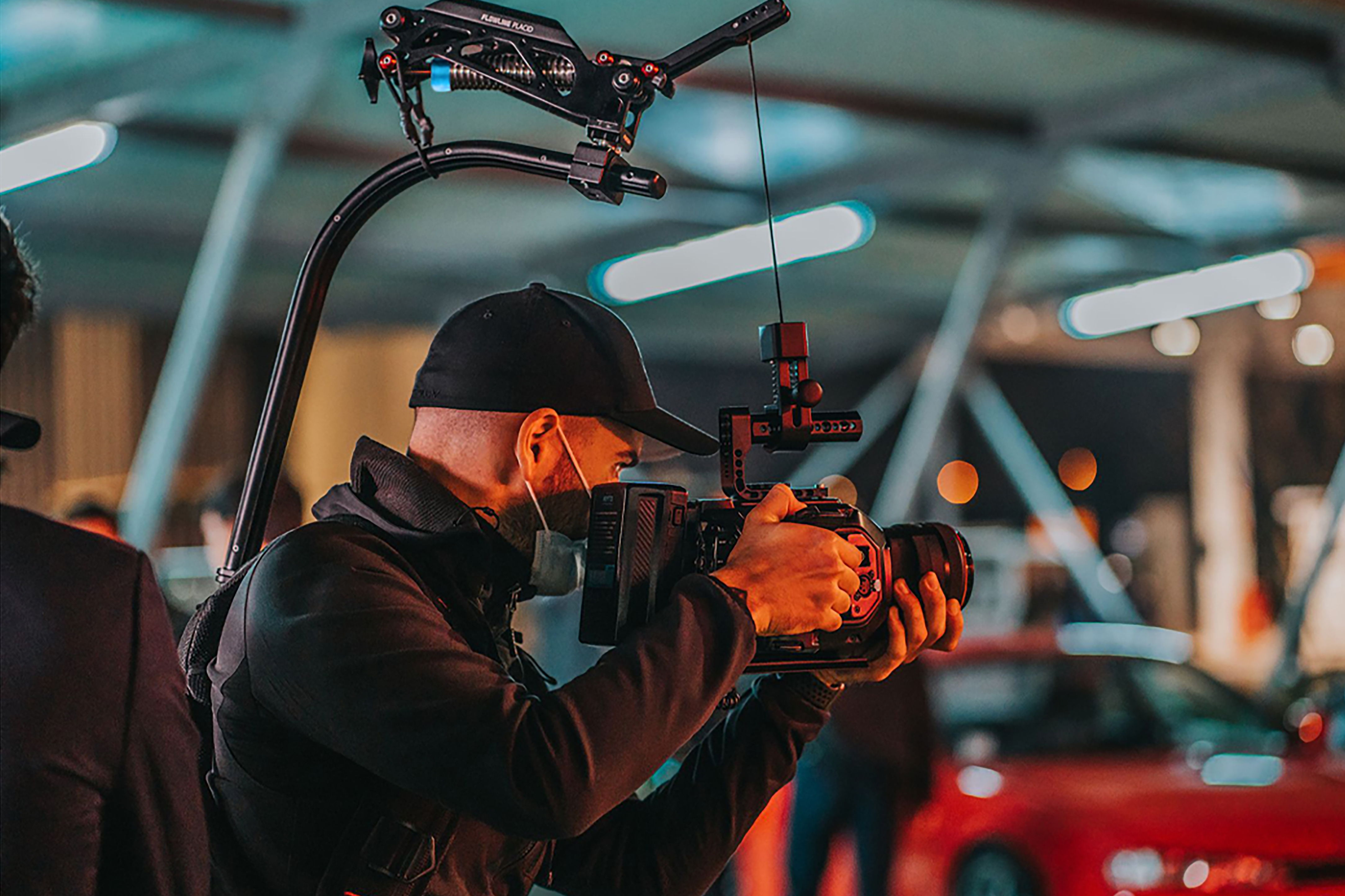 Flycam Flowline Master 180° with Placid Stabilizing Arm for Camera & Gimbals (5-12kg/11-26lb)