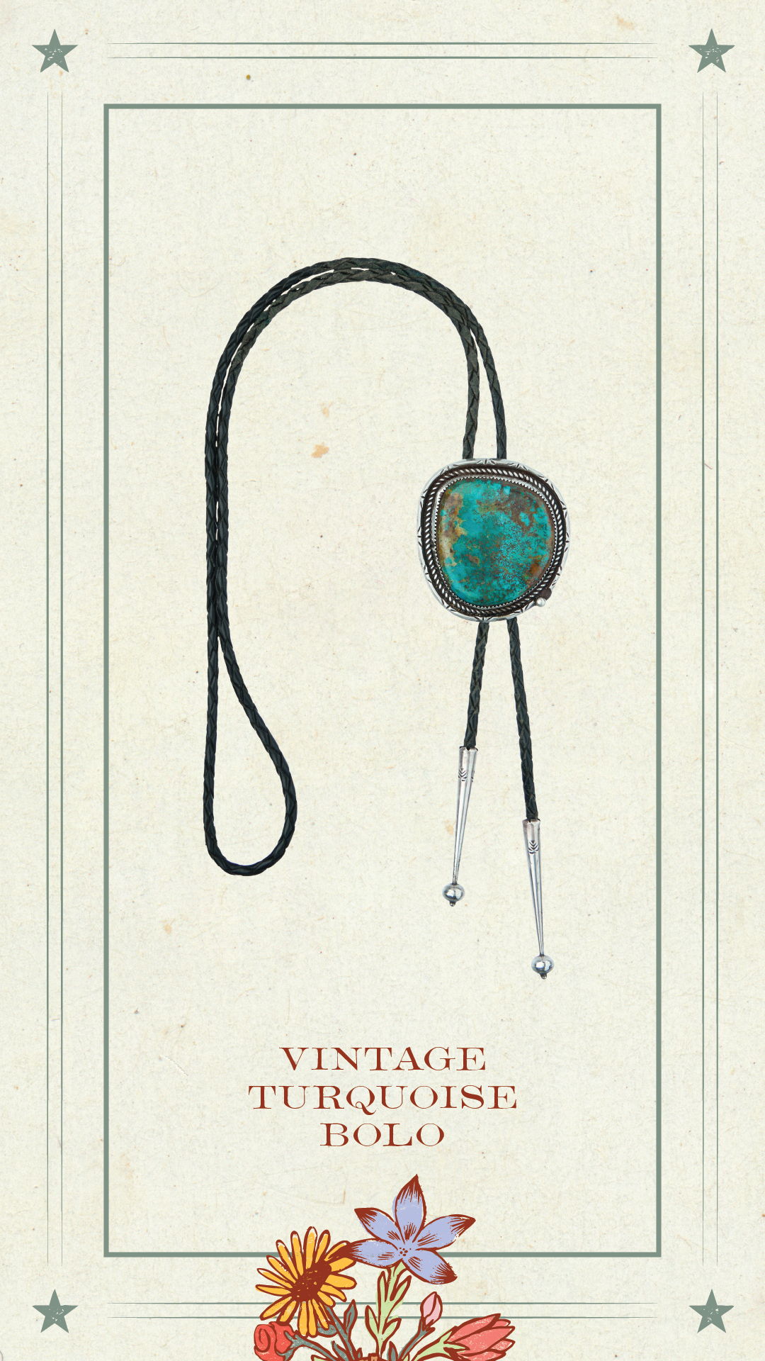 Mother's Day Gift Guide, Vintage Turquoise Bolo 