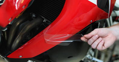 Paint protection film gloss 8 cmx300 cm car motorcycle bicycle transparent  self