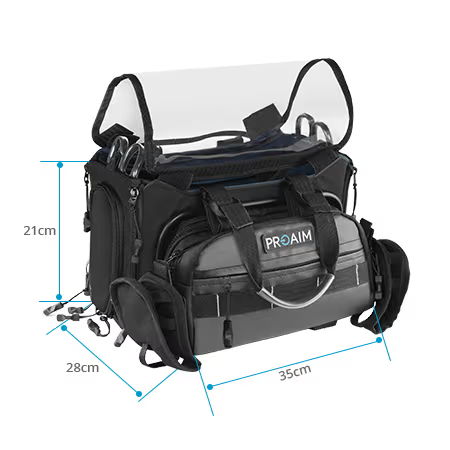  Proaim Audio Cine Cube Bag for Sound Mixers & Wireless Receivers 