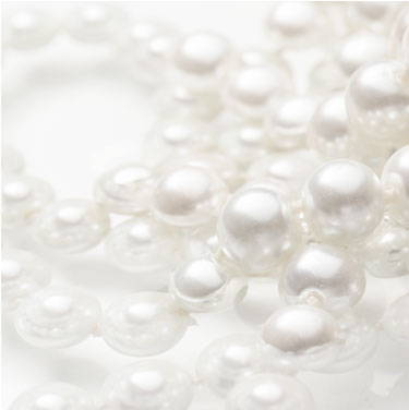 pearls in water