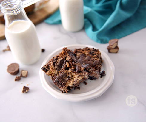 peanut butter cup brownies