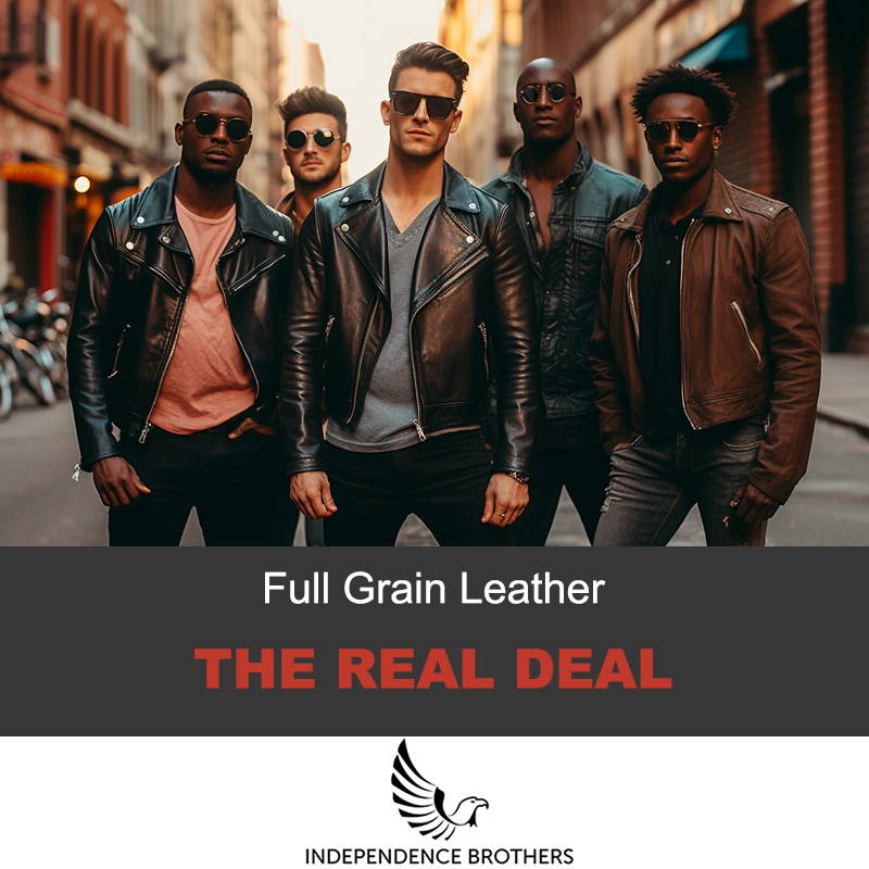 Full grain leather