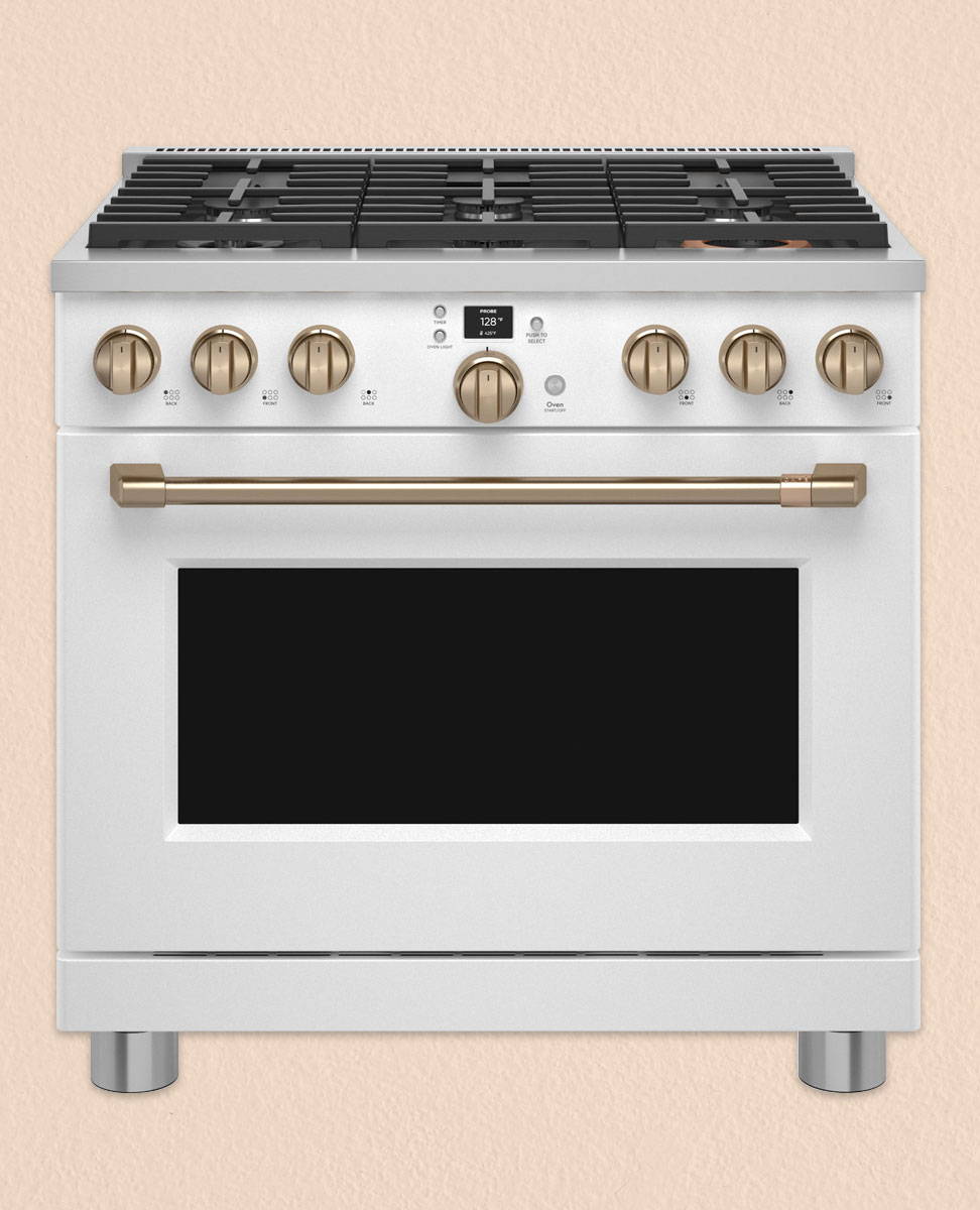 Matte White Commercial-style Range