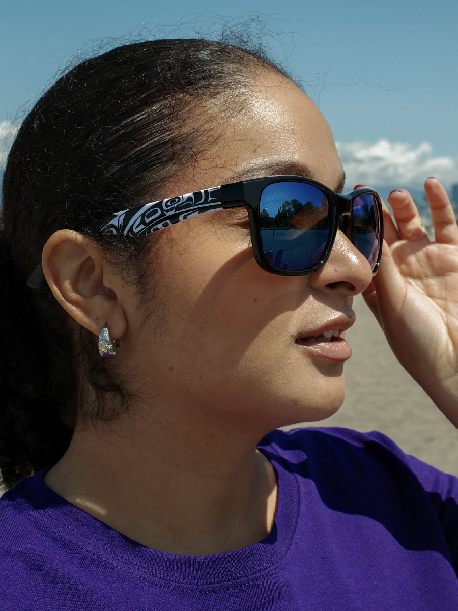 Gift of Honour Sunglasses Metallic Mirror Lens by Francis Horne Sr.