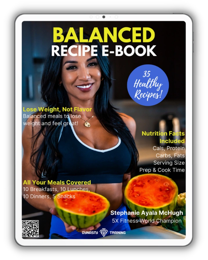 Balanced recipe e-book with Stephanie Ayala McHugh